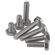 m38 stainless steel DIN 933 grade 4.8 fine thread hex bolts and hex nut
